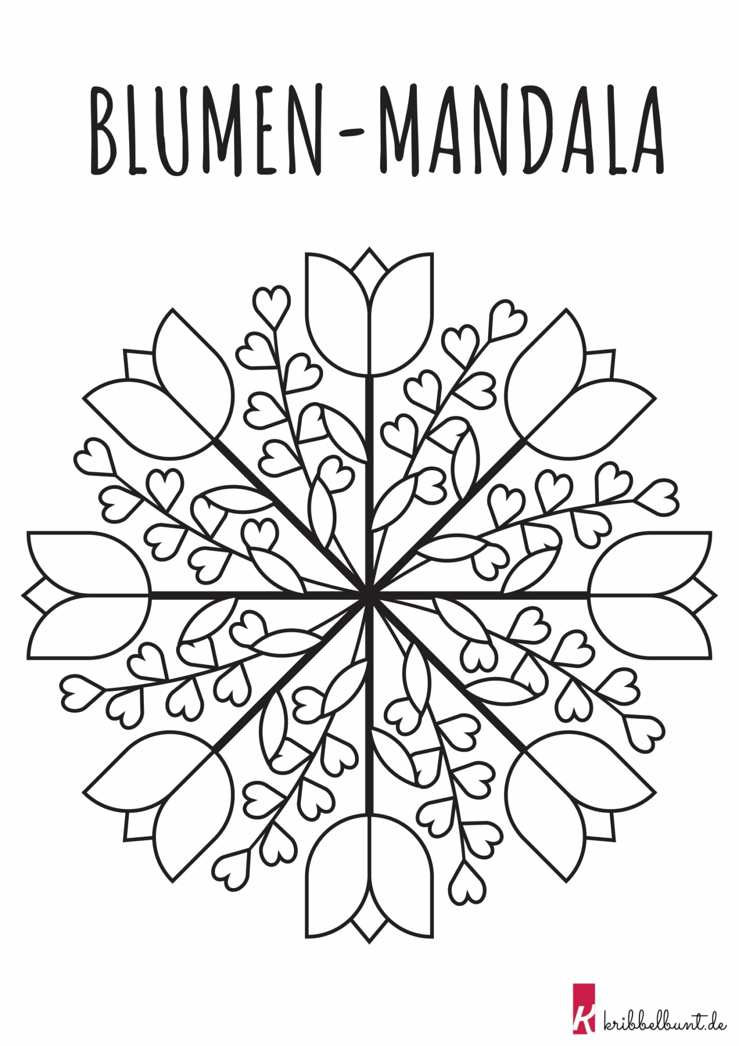  Blumen Mandalas Zum Ausdrucken Blume – Mandalas – Malvorlagen Mandala 