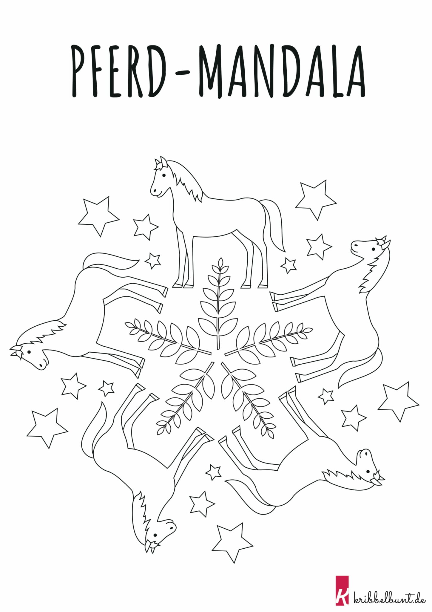 Pferde-Mandala » Ausmalbilder Pferde | kribbelbunte Ausmalbilder Pferde-Mandala » Ausmalbilder Pferde | kribbelbunte Ausmalbilder