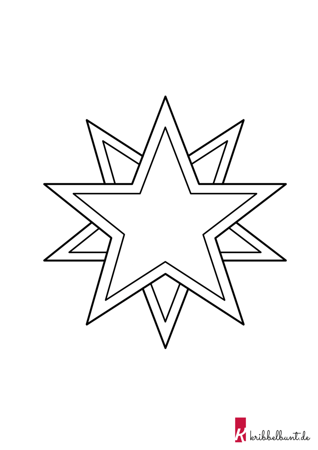  Stern Ausmalbilder » Sterne zum Ausmalen 